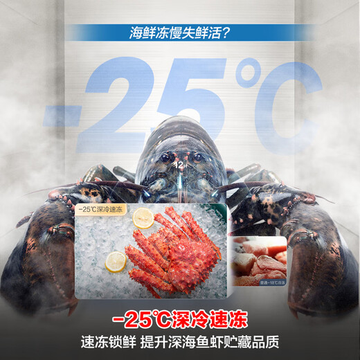 Rongsheng 325L French multi-door refrigerator ultra-thin small apartment first-class energy efficiency air-cooled frost-free frequency conversion energy-saving trade-in BCD-325WD18MP national subsidy