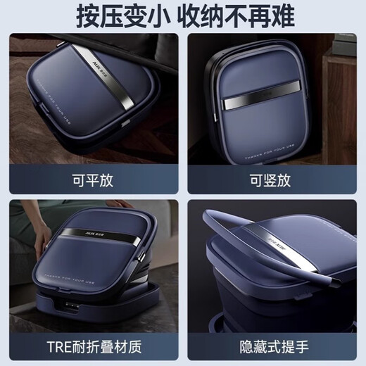 Oaks foot bath bucket foot bath electric foot bath heated fully automatic massage foot bath fumigation all in one intelligent constant temperature home over-the-knee pedicure high and deep bucket mother and father's day gift electric massage model 3D massage wheel + high temperature protection + removable, washable and foldable 2025 new upgrade, high-end gift for male and female teachers, practical and high-end