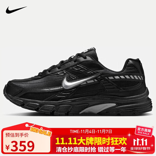 Nike NIKE men's casual shoes non-slip and wear-resistant INITIATOR sports shoes IB4595-001 black 42