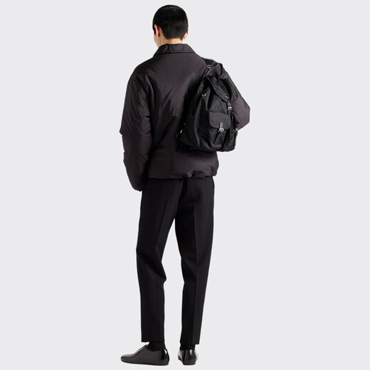 PRADA/Prada gift men's loose fit regenerated nylon jacket black M