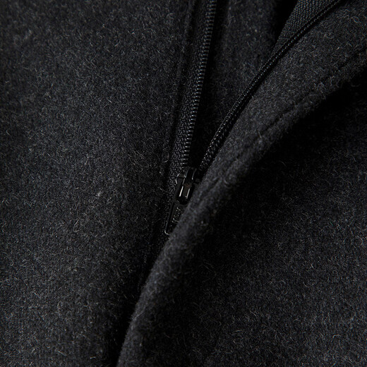 Late White New Product 2025 Winter Temperament Sheep Wool Skirts Simple and Elegant High Waist Casual Woolen Shorts Boot Pants Women Dark Gray 28