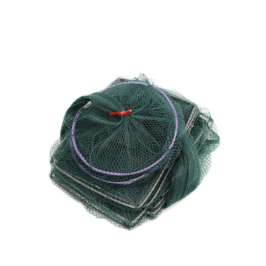 Shensha ground net cage fish and shrimp net cage ground dragon fish net cage lobster net does not come out only fishing net fishing net cage shrimp cage eel cage straight tube 4 meters 19 sections 13 doors 2.3 Jin Jin equals 0.5 kg (25*20)