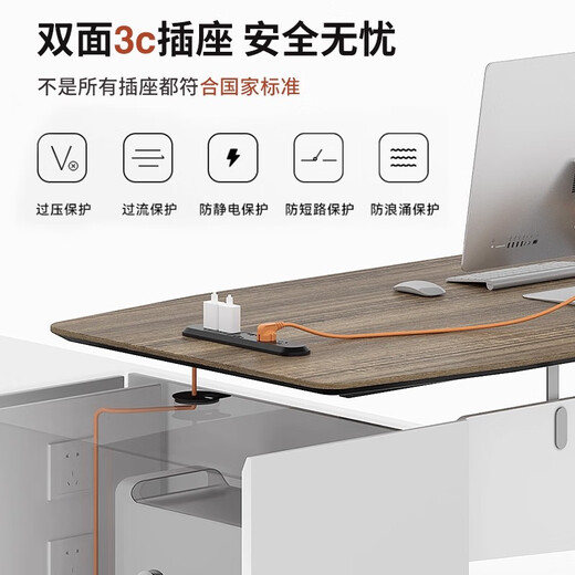 Guanjuenad boss table simple modern president table single office furniture executive table manager desk chair supervisor table color color card