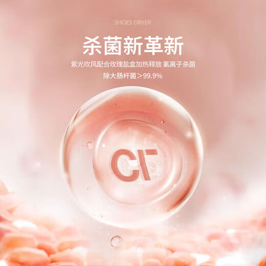 Douhe shoe dryer, household shoe warmer, drying shoe, deodorization, sterilization, retractable shoe dryer, telescopic folding flagship model, timer + rose salt + purple light antibacterial