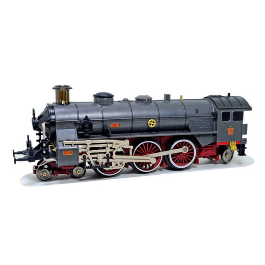 Aole alloy steam engine smoking retro track simulation electric train model set boys and children toys alloy steam smoking train set 22923 with charging set