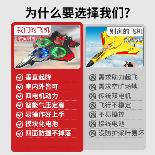 Kakaman jouet pour enfants garçon avion télécommandé drone en mousse combattant résistant aux chutes 6-8-10-12 ans cadeau d'anniversaire chasseur cascadeur - double bleu électrique quatre moteurs + résistant aux chutes et aux collisions + coffret cadeau 3-6-12 ans élèves du primaire modèle de simulation de jouet d'avion électrique télécommandé