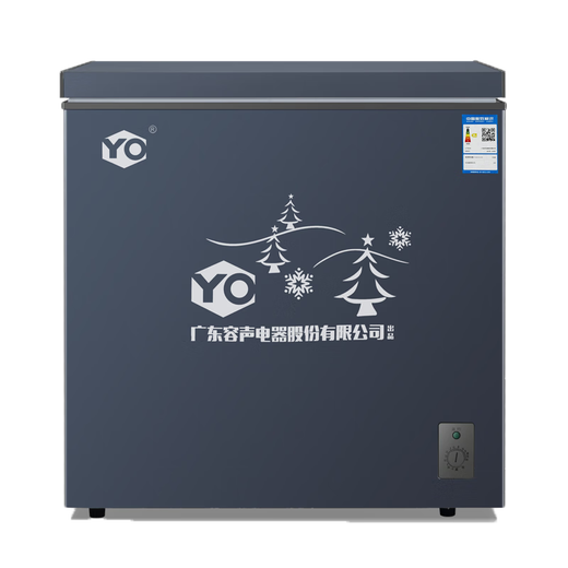 YO Guangdong Rongsheng Electric Co., Ltd. Freezer Frequency Conversion Horizontal Small Freezer Household Small Refrigerated Fresh Refrigeration Large Capacity Commercial Energy Saving Frost-free 158 Upgrade Single Temperature Frost Reduction + Frequency Conversion丨Copper Tube丨First Class Energy Efficiency 110L