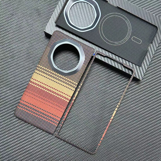 Huawei (HUAWEI) original quality Jingying Kevlar applicable thin folding screen mobile phone case aramid fiber material hard shell magnetic attraction coarse grain 1500D crater single back cover Magic V3