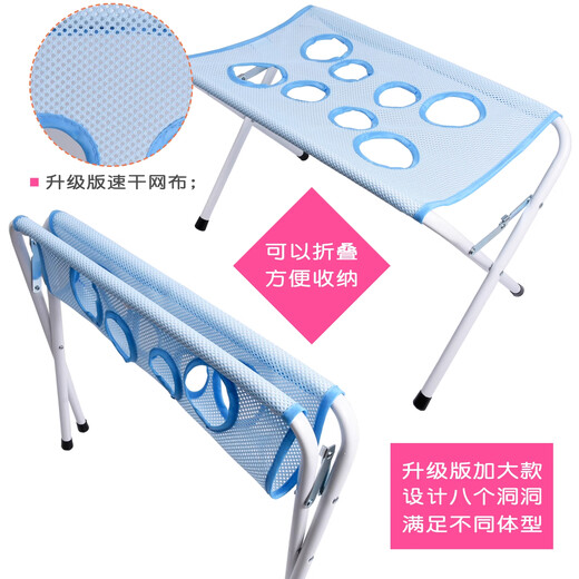 Cat bathing rack, nail clipping, anti-scratch and anti-bite pet grooming, small dog hammock, cat bathing artifact, navy blue (upgraded model)