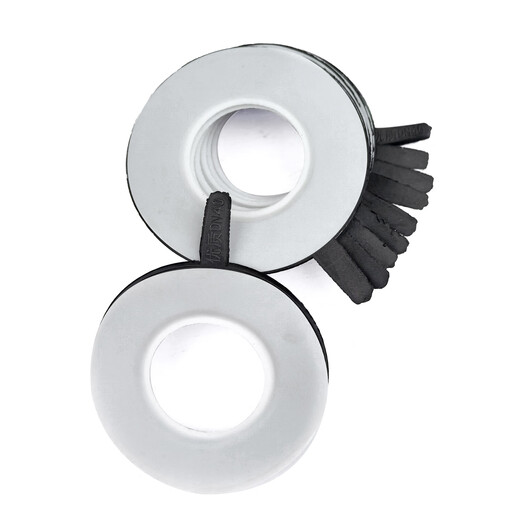 Jishuo PTFE coated rubber gasket PTFE PTFE gasket EPDM acid and alkali resistant PTFE flange gasket DN50 coated rubber gasket