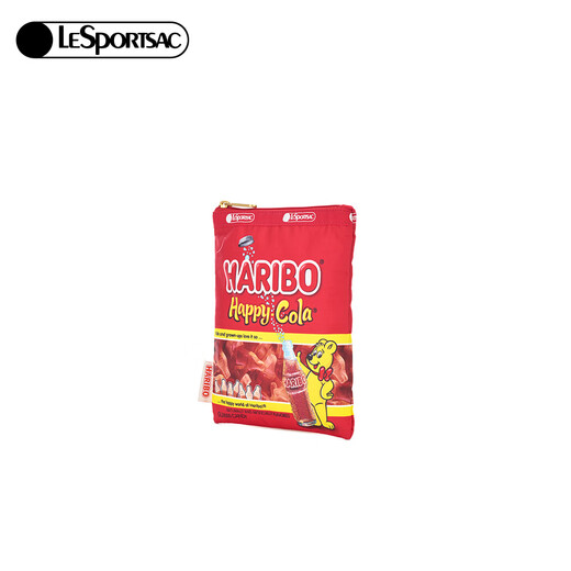 LeSportsac HARIBO Cute Gummy Bear Portable Storage Bag Clutch Bag Fashion Bag Women's Bag Happy Coke