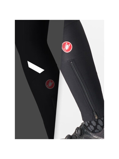 CASTELLI Scorpion women's spring and autumn stretch thin velvet all-terrain universal cycling jersey bib trousers 45 ah practice M