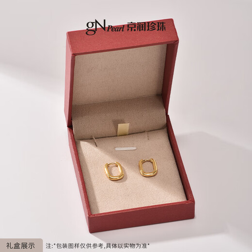 Jingrun Pearl Earrings for Women, Modern Fashion Plain Hoop Earrings, Alloy Earrings, Fashion Accessories, Birthday Gifts, Alloy Earrings