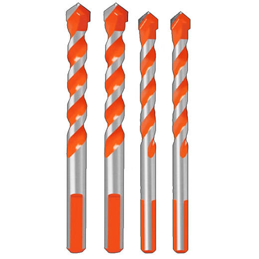 Overlord Drill Super Hard Concrete Punching Opening Alloy Triangular Drill Hand Electric Drill Glass Cement Tile Threaded Iron Sheet High Quality Overlord Drill 6mm