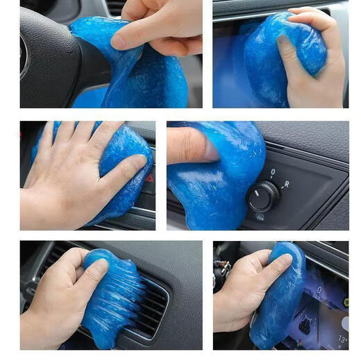 Mobile phone cleaning soft glue multifunctional cleaning artifact car interior vacuum cleaner mud gap cleaning dusty keyboard cat hair cleaning 2 bottles
