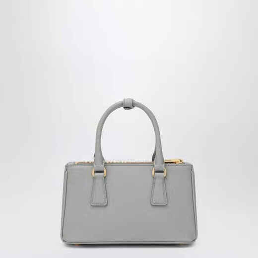 PRADA FW25 Luxury Women's GALLERIA Mini Light Gray Bag GRAY One Size