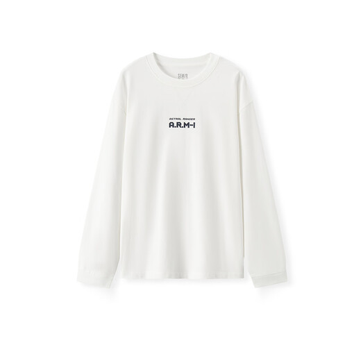 Semir long-sleeved T-shirt men's heavyweight loose bottoming top printed couple wear autumn inner and outer wear 101524101211