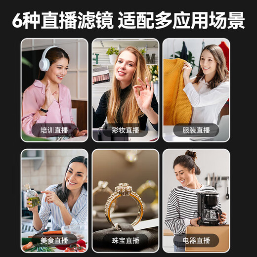 HIKVISION Hikvision computer live broadcast camera 4K ultra-clear 12x zoom vertical screen PTZ camera U108R Pro+USB microphone about 40-50 conference set