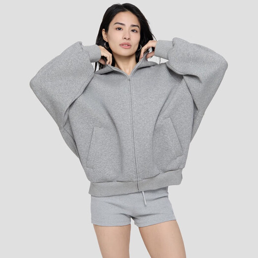 Gap Men's and Women's Autumn Logo American Heavyweight Loose Zipper Hoodie Sweater 788501