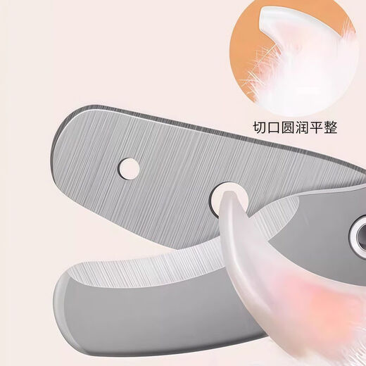 Pengyi cat nail scissors, small blind scissors, cat nail scissors, pet nail clippers, nail clippers, cat paw scissors, 1 blue pet double-hole small blind scissors