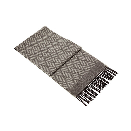 YOUNGOR men's scarf, same style as the shopping mall, light coffee YWWJ715308XQQ, one size fits all