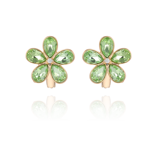 XUPING Xuping jewelry imitation crystal fashionable temperament elegant sweet flower earrings gift jewelry X000842633 earrings