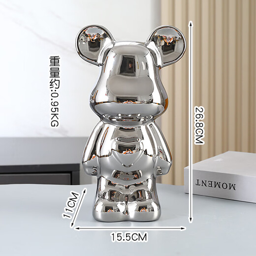 Care Bear decoration living room light luxury TV cabinet wine cabinet cartoon Care Bear doll internet celebrity children's room decoration black PC shelf set