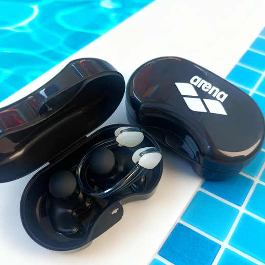 Arena earplugs, unisex, soft, waterproof, comfortable, professional swimming partner, swimming equipment, black