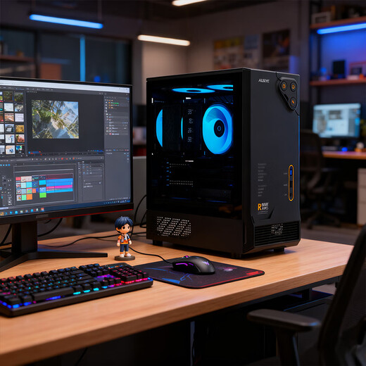 Zongheng Zhuochuang Inteli5/i7 business office front desk customer service sales clerk financial operations graphic design order assembly DIY desktop computer host configuration five i5 14400F+730 4G