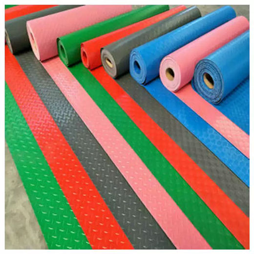Yusenyi Beef Tendon Anti-slip Mat Kitchen Thickened Corridor PVC Stairs Factory Carpet Waterproof Warehouse Rubber Sheet Plastic Red 4 meters wide 10 meters long