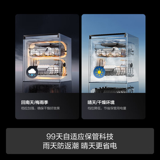 FOTILE Dishwasher 02-V16 Embedded V Series Dishwasher 19 Sets Large Capacity Independent Steam Sterilization Patented High-Energy Bubble Wash First-Class Water Efficiency Black 02-V16