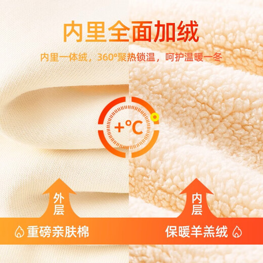 Pull back sweatshirt autumn and winter women's 2025 latest velvet thickened hooded top large size loose junior high school student lamb velvet jacket