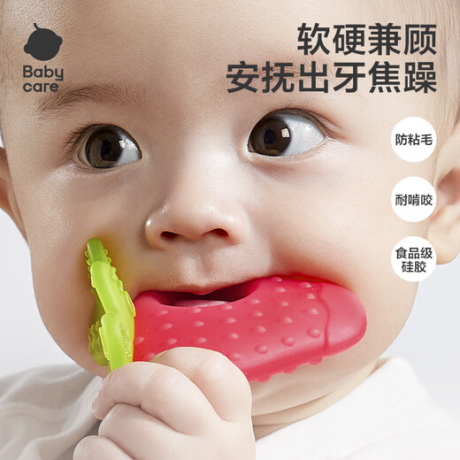 Babycare baby teether teether chewing gum stick baby toy fruit soothing teether baby products strawberry