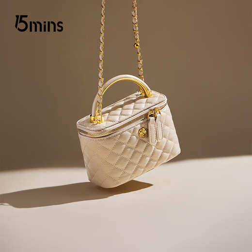15MINS bag women's new 2025 diamond chain bag light luxury versatile one-shoulder cross-body handbag birthday gift for girlfriend