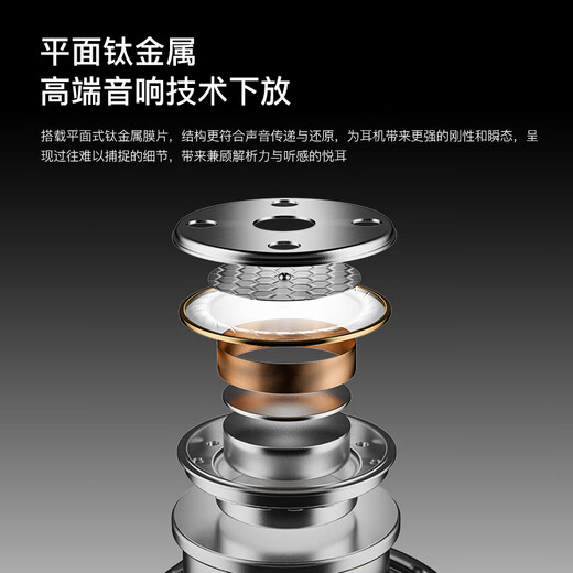 Weak Water Shisha 2025 New Zirconium Potential Bluetooth Headset True Wireless In-Ear High-quality Call Noise Reduction Long Battery Game Music Headset Suitable for Apple Huawei Xiaomi Night Black丨Deep Sea Noise Reduction + Super High Quality + 35H Battery Life