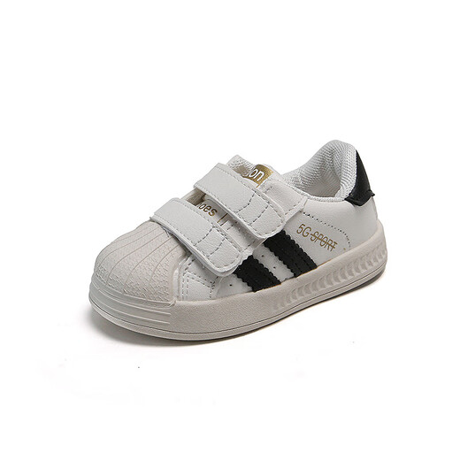 Terranis Yangma recommends baby spring and autumn shoes 0-1-3 years old infants and young children soft-soled toddler white shoes for girls with small plates off-white 17_inner length 12.5cm