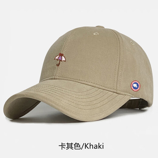 COUODOGOOSE Big Goose Baseball Cap Couple Model Men and Women Korean Version Versatile Trendy Brand Casual Fashion Simple Outdoor Four Seasons Universal Hat Beige