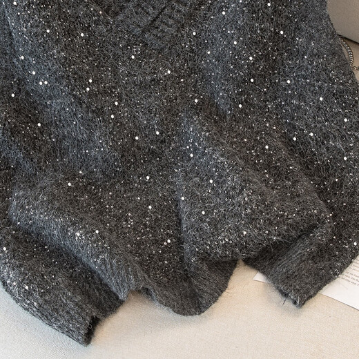 Sibaishe V-neck sleeveless knitted vest for women 2025 autumn new style fashionable loose layered vest