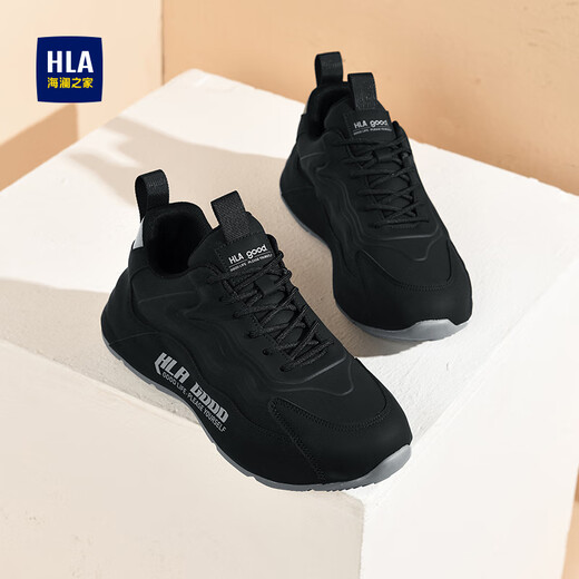 Heilan House (HLA) Men's Shoes Fashion Thick Sole Sports and Casual Shoes Men's HAAXXM3DAC279 Black 40