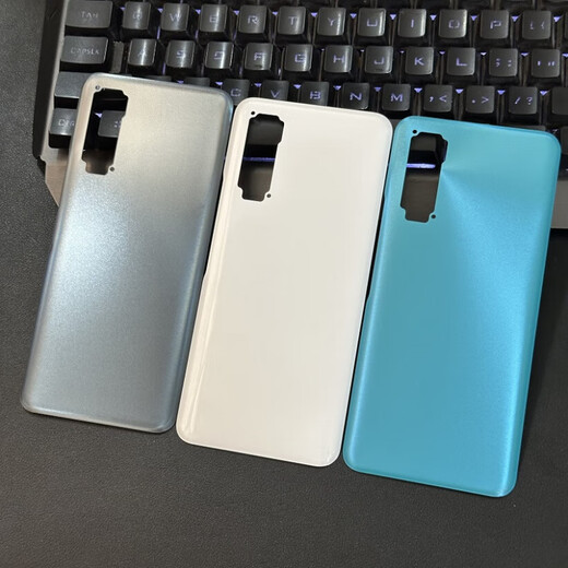 Original suitable for vivo y76s back cover Y76S T1 version back case mobile phone battery cover rear screen case replaceable Starry Night Black Belt Cooling Post/Shockproof Cotton/Edge Glue Y76S