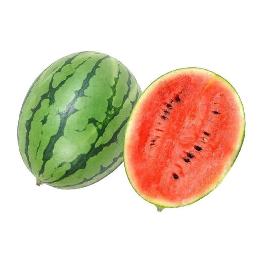 National 2k watermelon seeds thin-skin gift small watermelon pearl red watermelon non-split melon early spring ruby watermelon seeds 2K watermelon seeds/pack about 50 capsules 5 packs