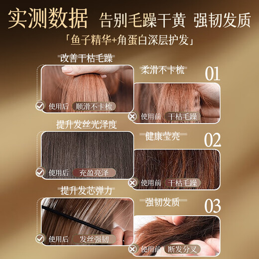 Sunoyar Caviar Hair Mask 500g Conditioner Repairs Dry Hair, Improves Frizz, Smooth and Shiny, Protein Nutrition Repairs Hair