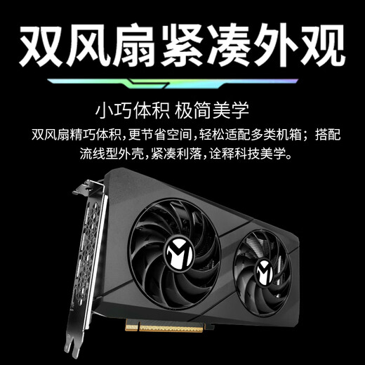 MAXSUN GeForce MS-RTX5050 TRB 8G Terminator e-sports game design intelligent learning computer independent graphics card