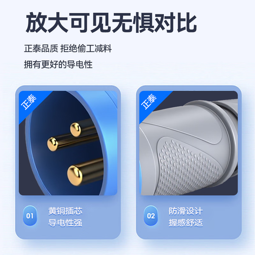 Chint (CHNT) ZTP-013-Z-3-16A IP44 Industrial Plug Concealed Industrial Socket Exposed Industrial Connector Aviation Plug Multi-Specifications Optional Plug 3-core 16A