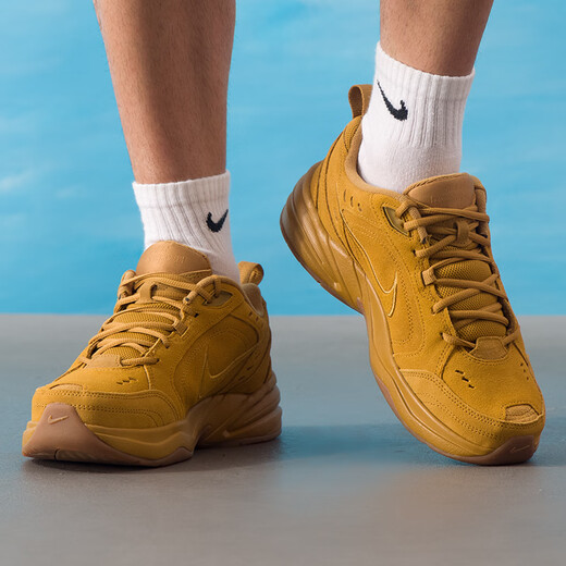 NIKE Wheat Color Men's Shoes 2025 Autumn and Winter New Retro Thick-Soled Tall Dad Shoes Fashion Sports IB2281-700 41