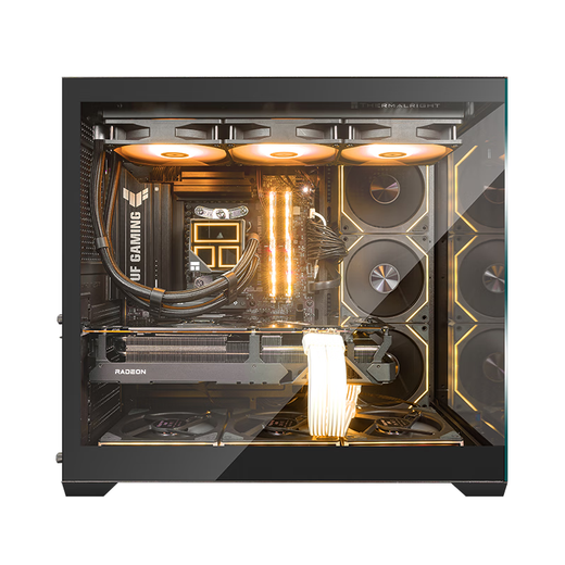 AMD/Lang R7-9700X/7800X 3D assembled computer RTX5060/5070 graphics card DIY sea view room game console entertainment live broadcast desktop computer play delta configuration one R7-9700X no graphics card host single host