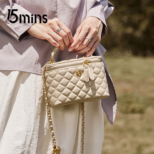 15MINS bag women's new 2025 diamond chain bag light luxury versatile one-shoulder cross-body handbag birthday gift for girlfriend