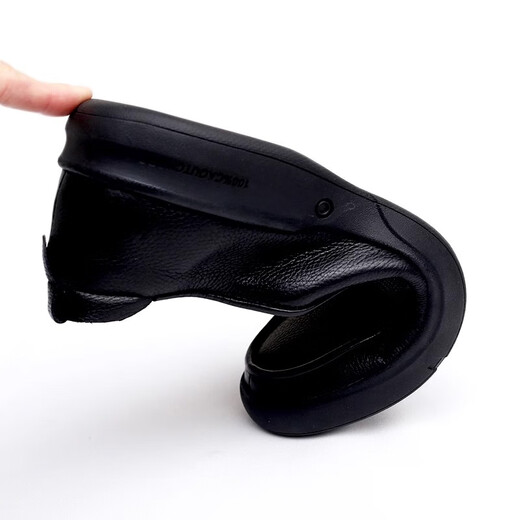 NEWMDER International Brand Business Casual Leather Shoes for Men 2025 New Winter Velvet Soft Leather Soft Sole Warm Men's Shoes High-end Black Velvet Spot Suda 41 (255mm)