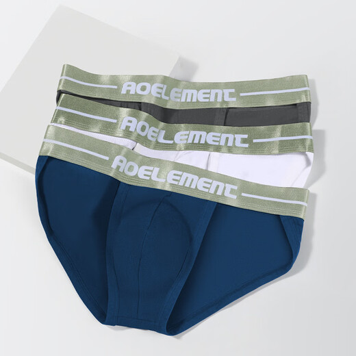 Goldlion men's underwear low-waist sexy underwear men's u-convex tight high-cut T-pants sports briefs thong summer thin shorts black L