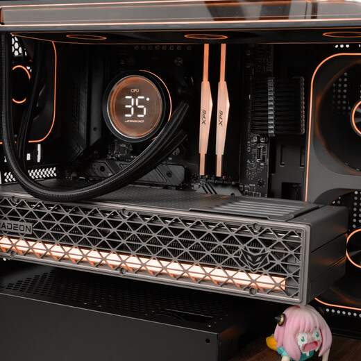 MSI AMD Ryzen 7 9800X3D/RTX5090D/5080/5070 e-sports game desktop AI design and assembly computer Black Myth host complete machine DIY sea view room assembly machine configuration 丨9800X3D core display host